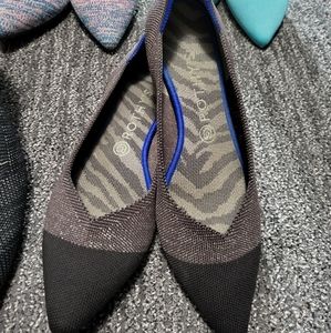 10.5 Rothy's Twilight Metallic Captoe Points